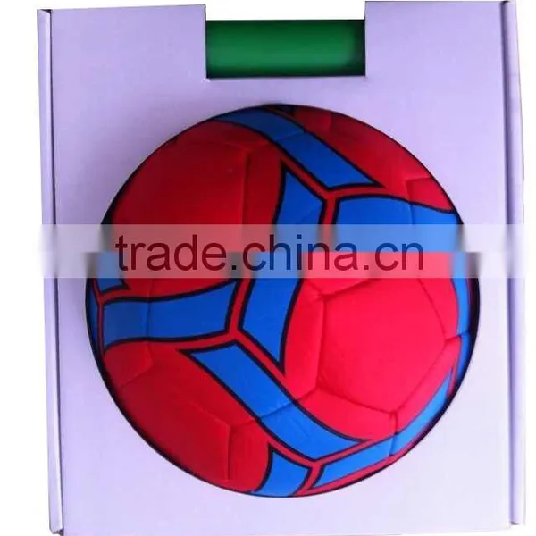 China Wholesale Customized PVC Stitched Matte+Metalic Soccer Ball/ Football photo-2