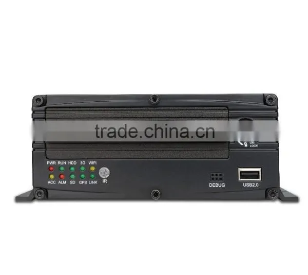 CE H.264 3G GPS Tracking HDD 1080P Realtime Monitoring Mobile DVR photo-2