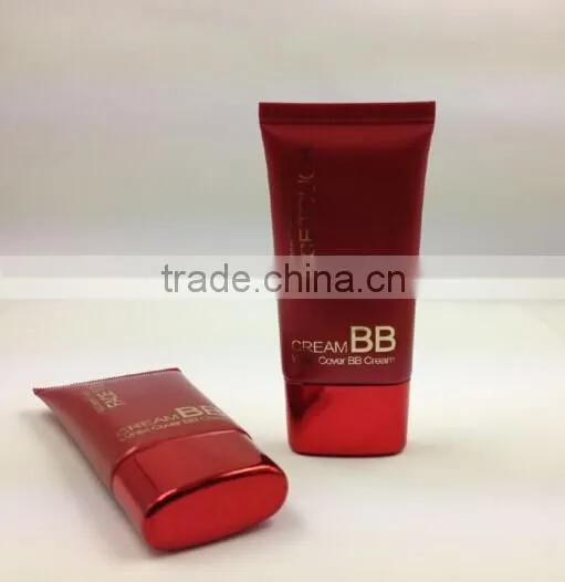 High Quality Super Oval Tube for Makeup Set /50ml Cosmetic Packaging With Metallic Cap photo-2