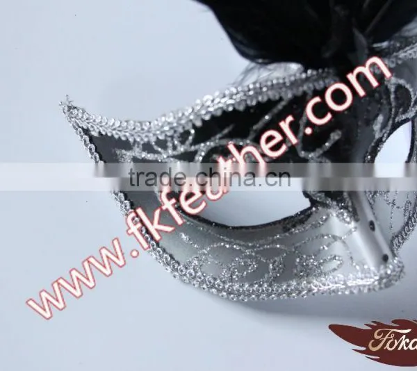 Wholesale Carnival Dance Goose Feather Party Mask For Female photo-2
