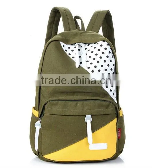 2016 China Supplier Boy Canvas Backpack Durable Large Capacity School Bag Fancy Outdoor Sport Bag photo-2