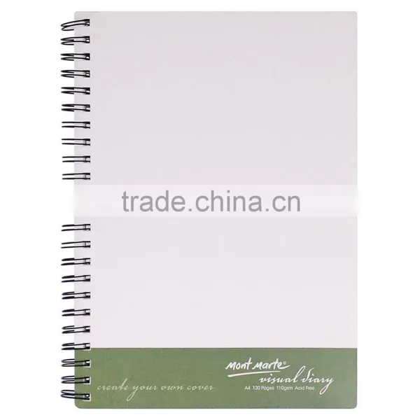 Mont Marte Visual Diary Paper Cover 120pge 110gsm A4