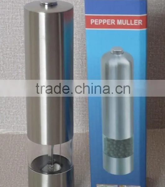 Stainless Steel Electric Salt & Pepper Grinder With Light photo-3