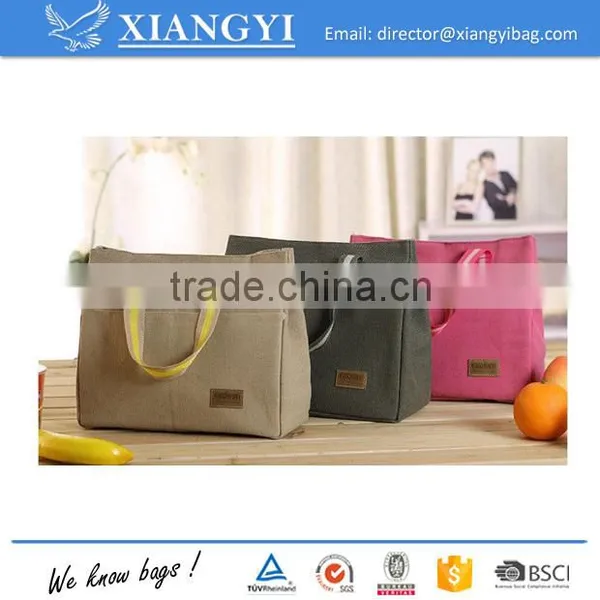 High Quality Canvas Aluminum Foil Lunch Outdoor Insulated Large Picnic Cooler Totes Supplier's Choice photo-2