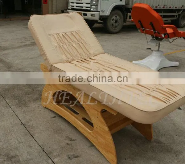 Wooden Spa Salon Oil Sex Bed Thai Massage Bed photo-3