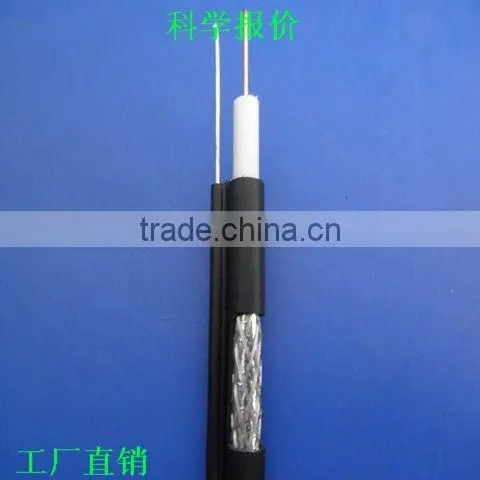 HOT Sell RG11u With Messenger Steel Wire Coaxial Cable