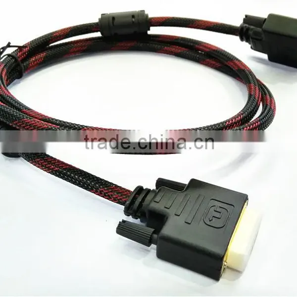 High Quality and Fast Shipping DVI-D Digital to DVI-D Digital 24+1 Dual Link M/M Cable photo-4