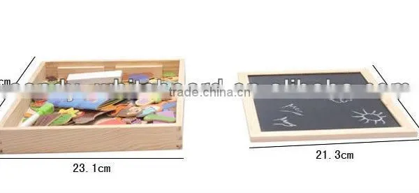 Wooden Magnetic Animal Puzzle Drawing Board