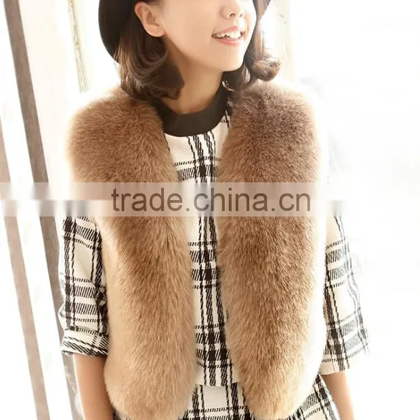 New 2016 Winter Coat Women Import Whole Peel Fox Fur Vest High-Grade Fur Coat Fashion Women Clothes Size:S-XXL photo-4
