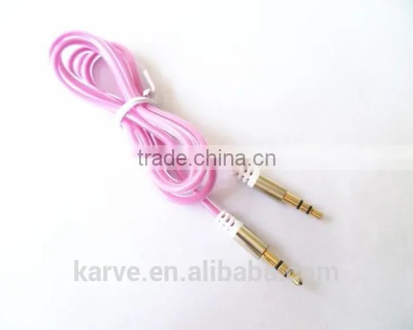 New Style Colorful Dc3.5 Metal Crystal Cable photo-2