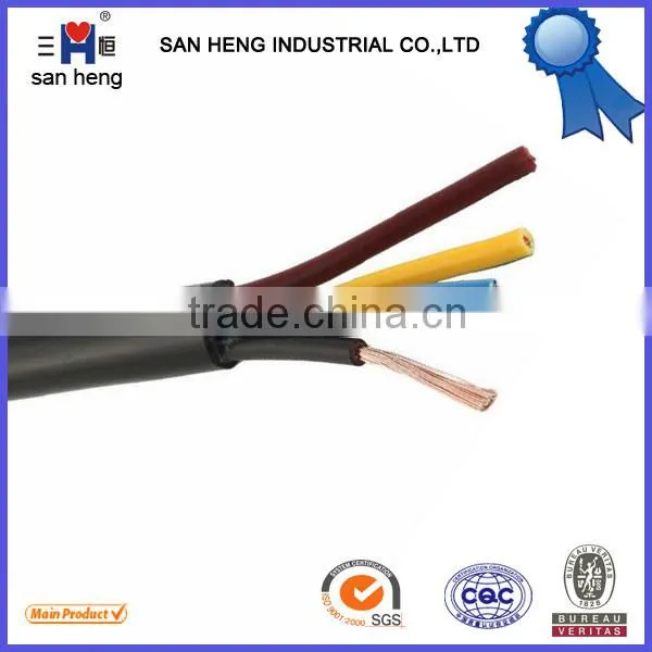 Hot! H05VV-F 3X0.75 3X1.0 3X1.5 3X4 3X6 MM2 CABLE FACTORY PVC INSULATION CABLE WIRE photo-5
