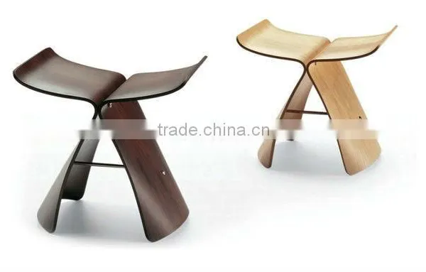Replica Sori Yanagi Butterfly Natural Stool,natural Butterfly Stool ,butterfly Table X-01)