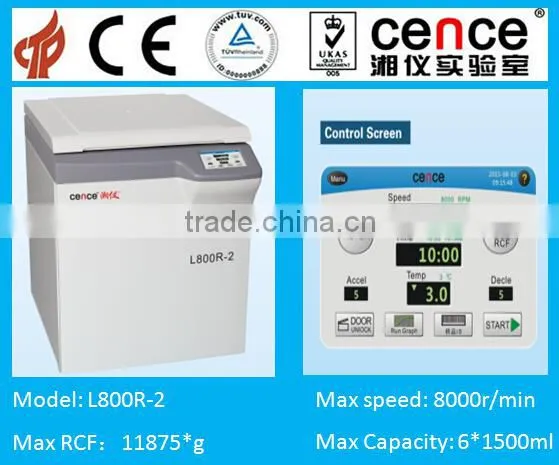 L800R-2 Super-Capacity Refrigerated Centrifuge
