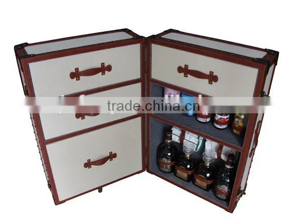 New Design Wooden Wine Cabinet/and Liquor Display Cabinet Hot Sale