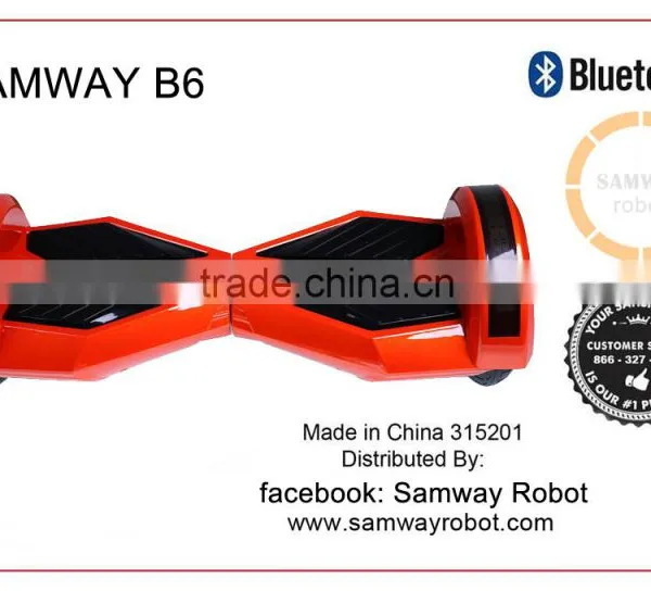 2016 Samway Robot Smart Electric Self Balance Mini Two Wheel Smart Balance Electric Scooter photo-2