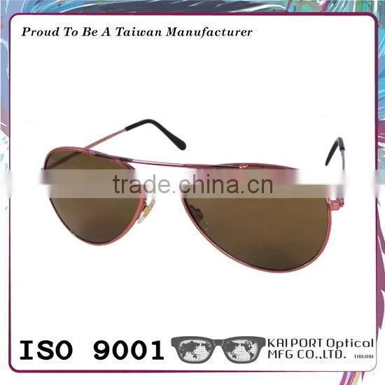 Copper Material Men Style Double Bar Eyeglass Frame Aviator Sunglasses photo-2