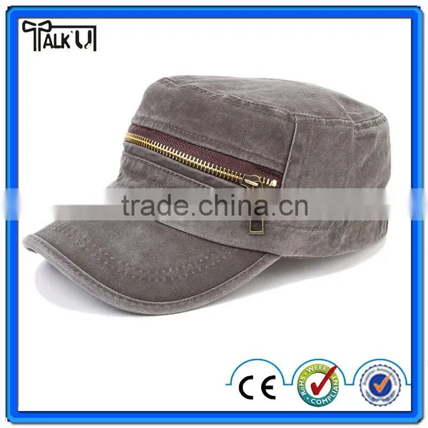 Hot Custom Jean Cotton Military Cap Wholesale for Men photo-3
