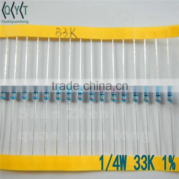Resistors 1/4W 1% 33K NEW photo-2