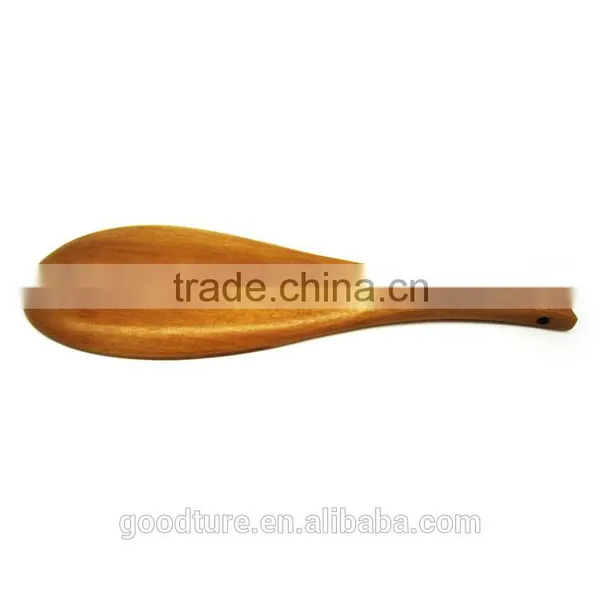 Solid Wood Fish Shape Rice Scoop Meal Serving Scoop Rice Ladle photo-3