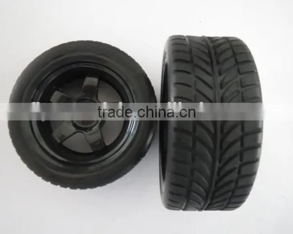 RC Car Tires and Wheels 1/10 On Road Tires (20366) photo-3