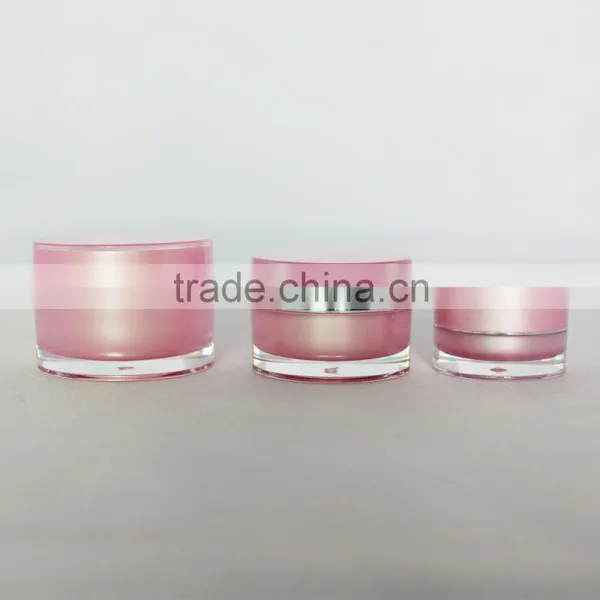 Elegant Pink Acrylic Cosmetic Jar, Acrylic Jar With Lid, Acrylic Luxury Jar Quality Choice