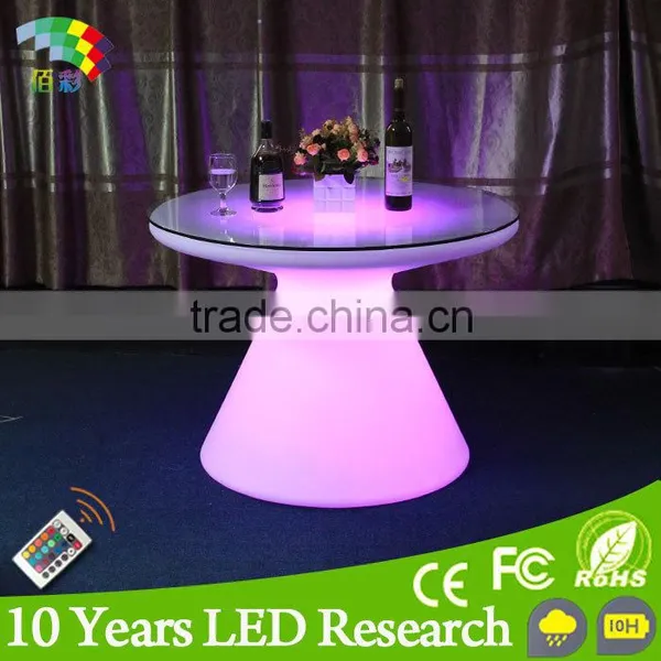 Simple Design Illuminated /dining Table/led Wedding Table/led Color Changing Table Lamp