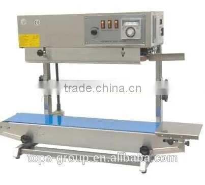 Vertical and horizontal continuous band sealer machine