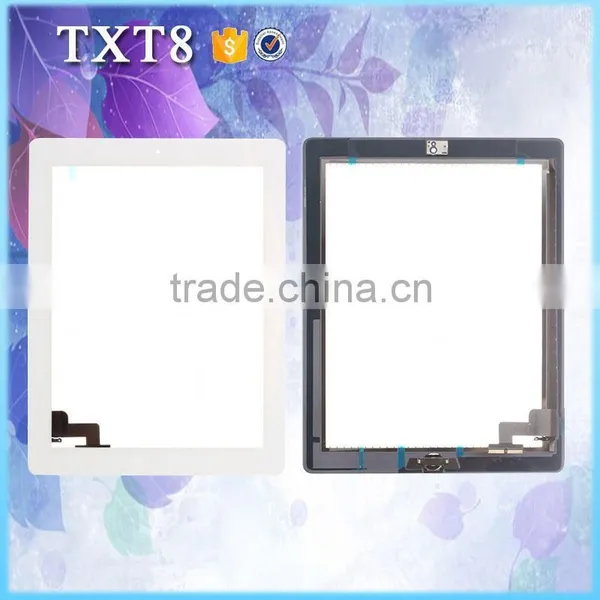 Wholesale Price Replacement Parts for Ipad 2 Digitizer Full With Home Button Test One by One