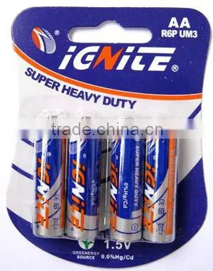 aa Carbon Zinc Battery