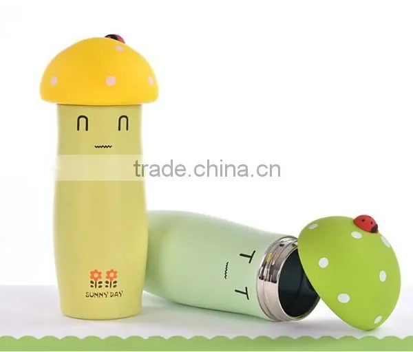 Originality Convenient Mushroom Promotional Water Bottles Double Wall Vacuum Flask photo-6