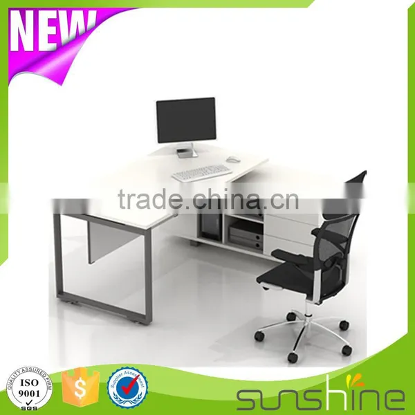 Top Grade First Grade l Shaped Adjustable Executive Desk photo-3
