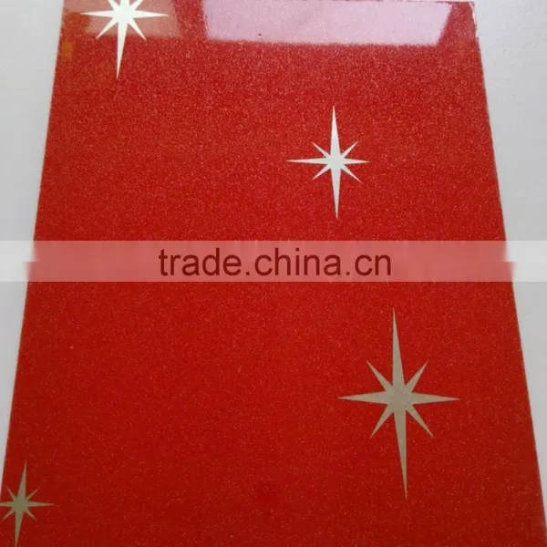New Design UV HPL/UV High Pressure Laminate/UV HPL Board/UV HPL Sheet/UV Decorative HPL Sheet-STAR Design for Kitchen Cabinet photo-2