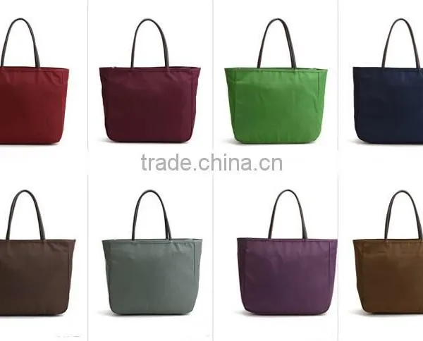 Custom Waterproof NylonTote and Shoulder Portable Large Women Classic Shopping Bag photo-5