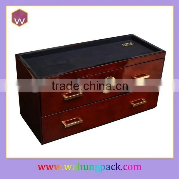 Unfinished Wooden Lacquer Packaging Cigar Box photo-3
