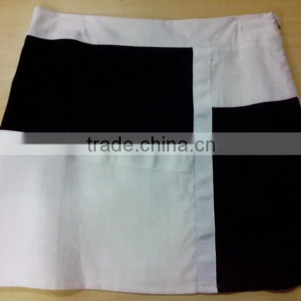 Ladies' knitted skirt of splicing cloth