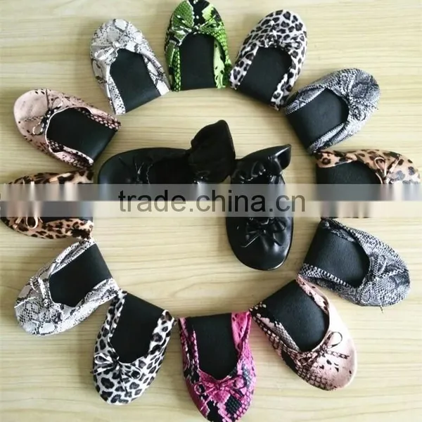 Print Your Own Logo On The Special Customized Wedding Gift Folding Ballet Flat Shoes Quality Choice photo-3