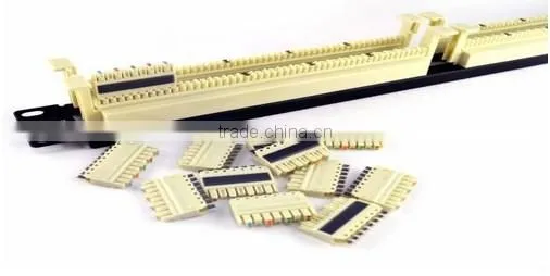 Telephone 50ports Loaded Cat3 Voice Patch Panel Pass Fluke photo-4