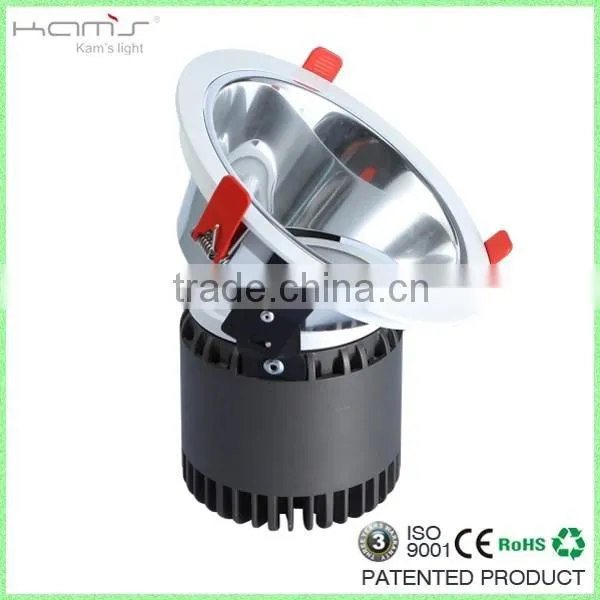 High Power Patent Design Tiltable Round LED Downlight photo-2