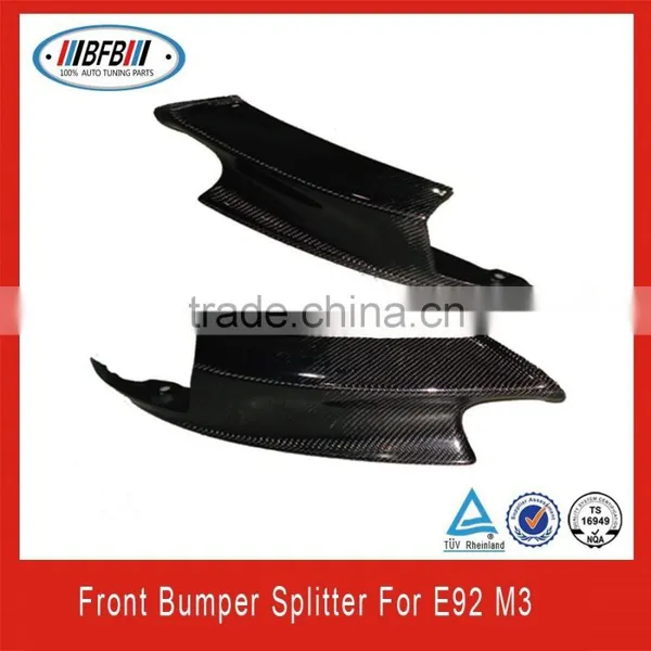Carbon Fiber Auto Parts Front Splitters for BMW E92 Spoiler, Mirror Cover, Front Grille photo-6
