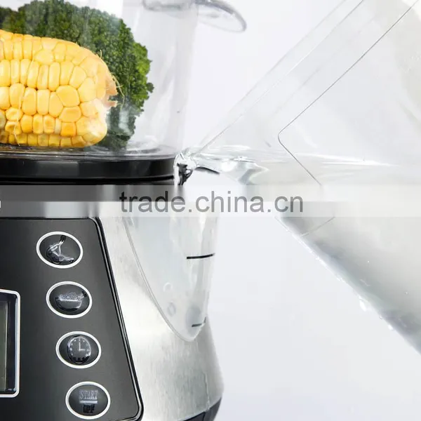 XJ-7k118 3 Layer 7 Programmes LCD Display ,external Water Filter 800w 11.5L Stackable Optima Steamer photo-4