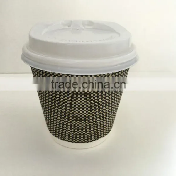 S-corrugated Paper Cups for Hot Coffee Insulated Paper Coffee Cups photo-3