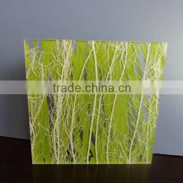 Mixed Sea Wead Wall Decoration Laminated Glass for Sale Quality Choice