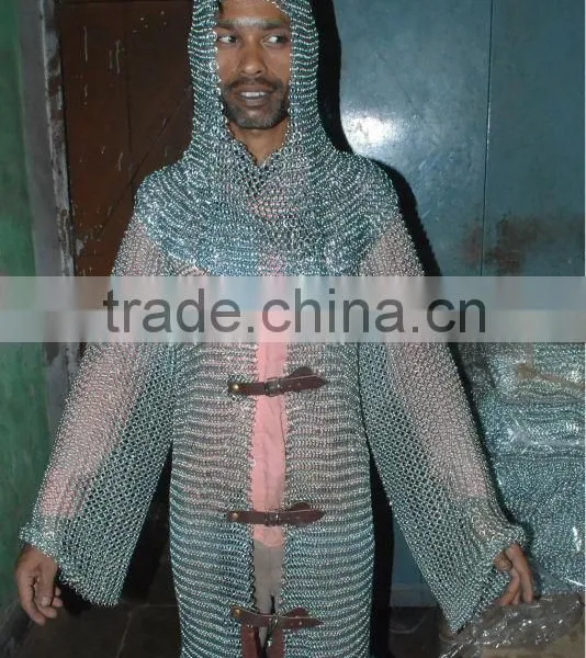 CHAINMAIL 10 MM BUTTED WIH ZINC COATING photo-3
