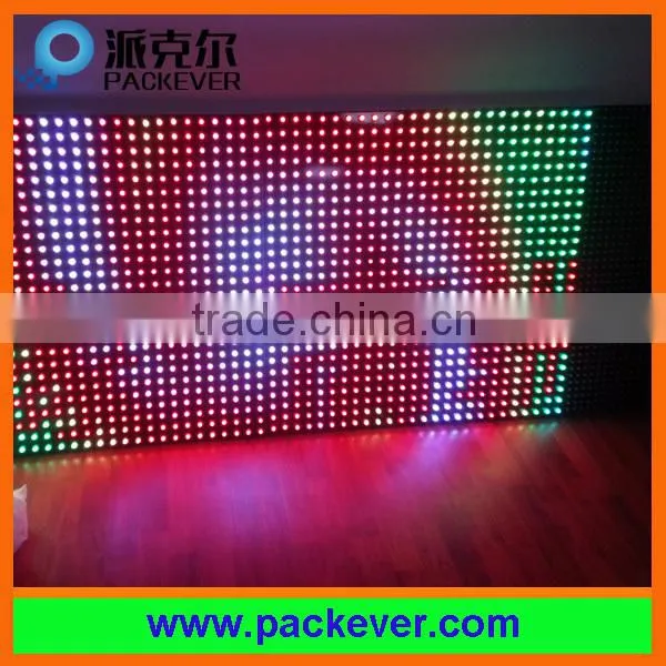 Black Cable Ws2811/sm16703/ucs1903 RGB 12mm 5V Square LED Pixel String photo-5