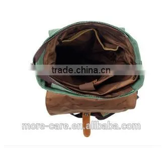 Men's Trendy Vintage Canvas Backpack photo-5