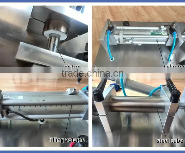 Factory Price Semi-automatic Horizontal TypeWater Based Paste Filling Machine photo-5