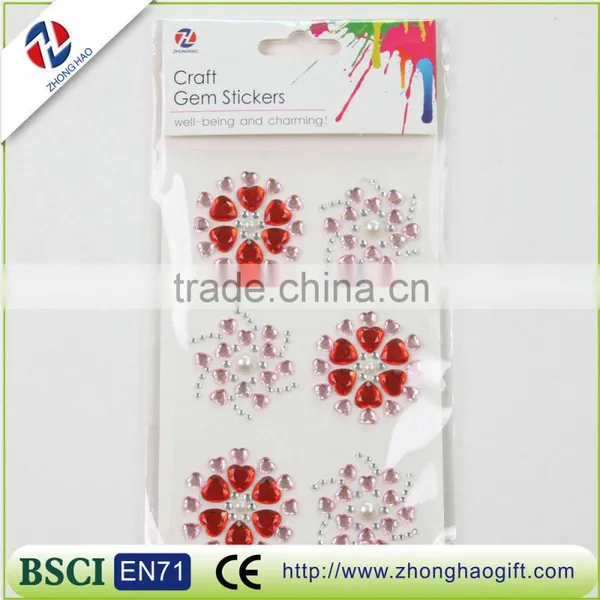 DIY Polygon Petals Flower Shape Sticker Design photo-3