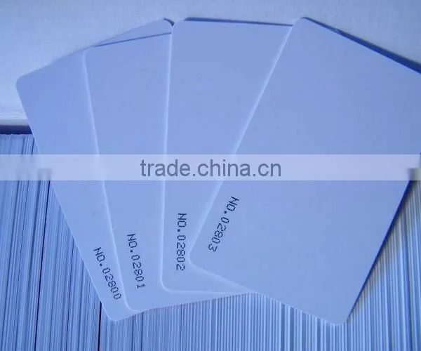 125khz /13.56mhz /860-960mhz Plastic Door Access Control RFID Card photo-2