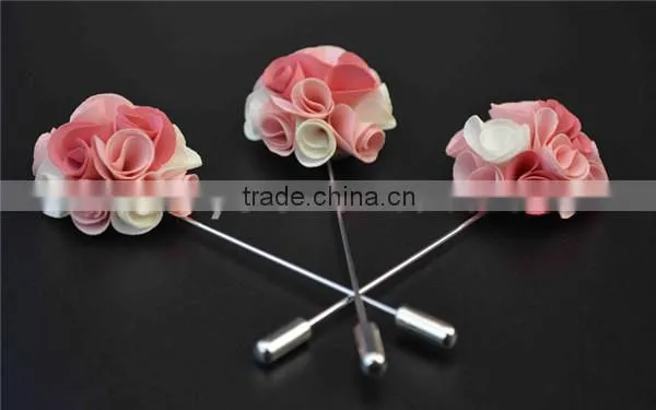 Mens Gewebeblume-Reversstift Broscheblumenstrau LAP025 photo-2