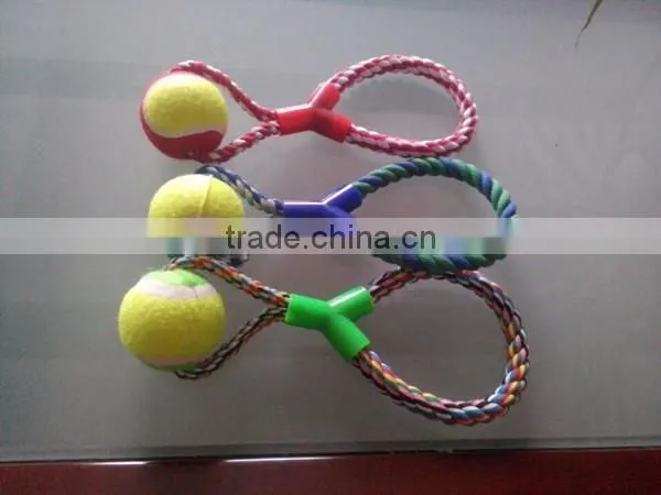 QQ Petoy Factory Hot Products Dog Rope Tug Toy Dog Toy Rope Ball photo-2